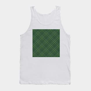 Plaid in Greens Tank Top